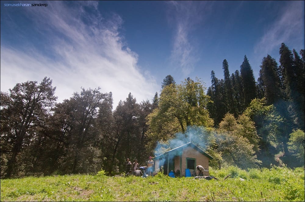 The campsite at Humkhani