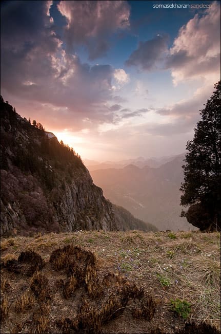 Sunset from the ridge