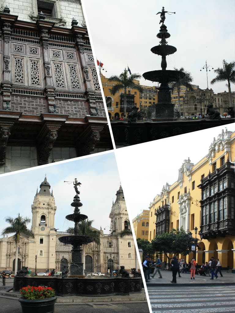 The colonial architecture of Lima